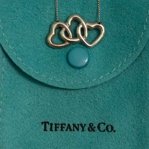Tiffany Three Heart Necklace